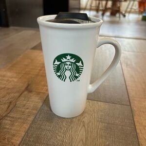 Starbucks Coffee Mug 2012 Tumbler Ceramic Travel Mug - Classic 16 oz. Style wLid